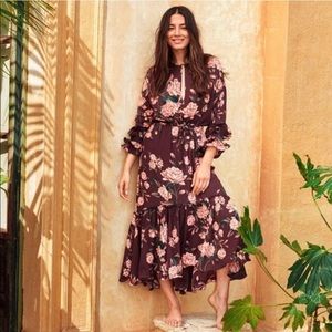 Johanna Ortiz X HM Creped ruffle dress